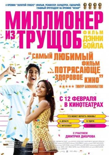 Постер фильма «Миллионер из трущоб»