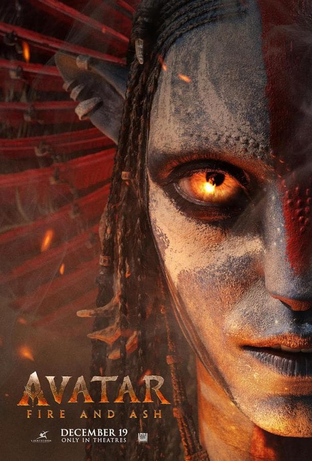 Постер фильма «Аватар 3: Пламя и пепел»