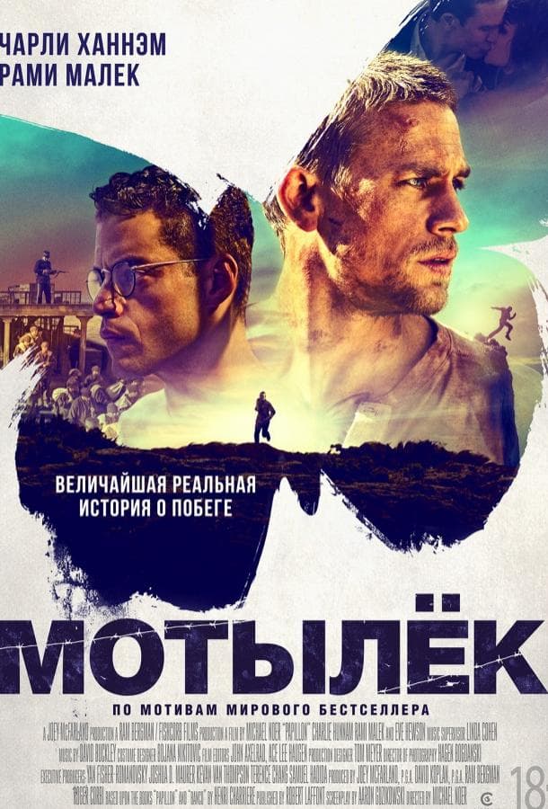 Постер фильма «Мотылек»