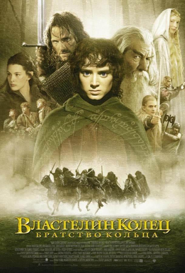 Постер фильма «Властелин колец: Братство кольца»