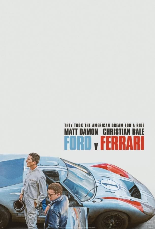 Постер фильма «Форд против Феррари / Ford против Ferrari»